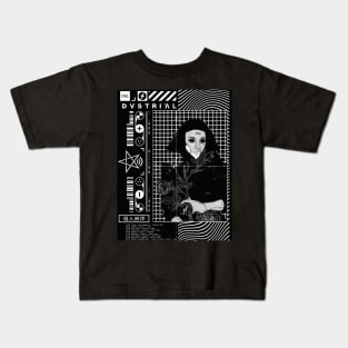 Cyberpunk Vaporwave Gothic Girl Kids T-Shirt